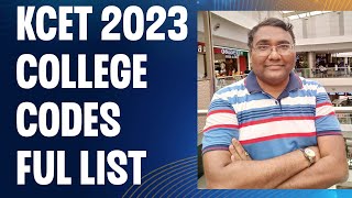 KCET 2024 college codesKCET colleges codeTop Engineering colleges in Karnatakakea college codes [upl. by Einttirb]