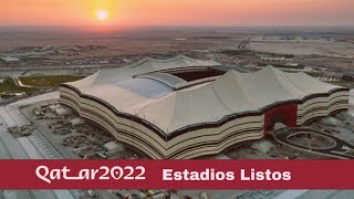 ESTADIOS TERMINADOS QATAR 2022 [upl. by Nerahs815]