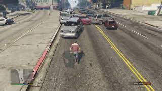 GTA V Martin Madrazo gang vs cops shoot out in Vinewood police department part 13 [upl. by Carbrey671]