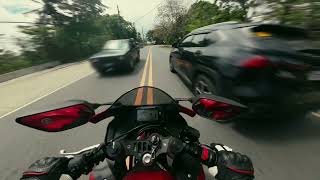 Yamaha R3 being chased by XSR900 [upl. by Annel]