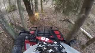 ATV 4x4 CF moto 500 vs Polaris sportsman 500 [upl. by Lian207]