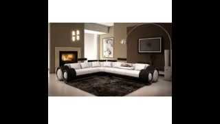 CATANIA RIGHT HAND LEATHER CORNER SOFA SUITE [upl. by Dunstan]