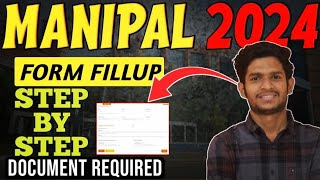 Manipal application form 2024  How to fill manipal form 2024  MET2824 [upl. by Aceber]