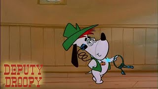 Deputy Droopy 1955 MGM Droopy Dog Cartoon Short Film  Review [upl. by Rourke]