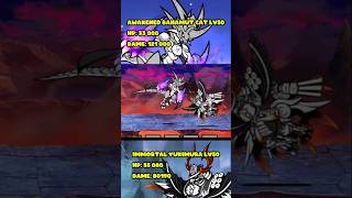 The Battle Cats Yukimura Vs Bahamut shotrs [upl. by Hurley35]