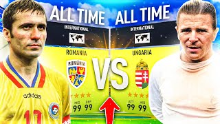 Romania All Time vs Ungaria All Time in FIFA 22 [upl. by Otte629]