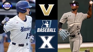 6 Vanderbilt vs Xavier  Nashville Regional Elimination Game  2023 College Baseball Highlights [upl. by Nived]