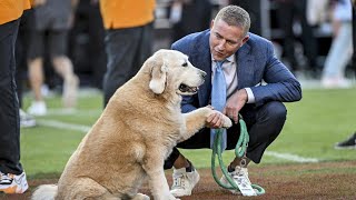 Kirk Herbstreit cries paying tribute to late service dog Ben [upl. by Judd]