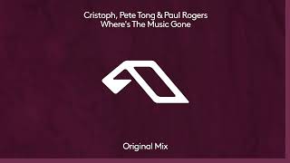 Cristoph Pete Tong amp Paul Rogers  Where’s The Music Gone [upl. by Saudra]