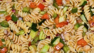 Italian Dressing Pasta Salad  Healthy Dish How to Make Pasta Salad [upl. by Stoddard]