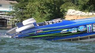 Fast Boats at Lake Ozark  August 2023 [upl. by Codee]