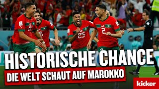 Historisches Marokko Wer ist die Mannschaft auf der Afrikas Hoffnung liegt  kickertvStory [upl. by Lowell]