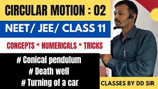 11 Chap 4 Circular Motion 02 NEET JEE 🌐 [upl. by Naerda856]