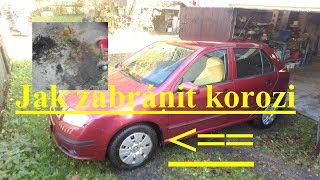 Jak zabránit korozi prahů blatníků a podběhů Škoda Fabia1 Octavia 1 [upl. by Odoric538]