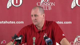 University of Utah  Mens Basketball Press Conference  121409 [upl. by Bakeman]