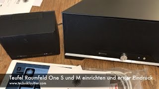 Teufel Raumfeld One S und M einrichten und erster Eindruck [upl. by Grissel]