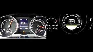 2012 VW Golf 7 14 TSI 140hp vs MercedesBenz C 200 CDI 136hp 0200 kmh [upl. by Anoo725]