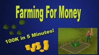 OSRS Herb Run 100k in 5 Mins Low Level Farming Guide [upl. by Yllatan]