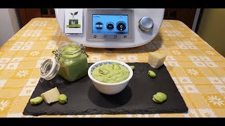 Pesto di fave e pecorino per bimby TM6 TM5 TM31 [upl. by Donovan]