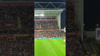 RC Lens  Nantes 2023 chanson Au nord cétait les corons Bachelet reprise dans le stade Bollaert [upl. by Ehrsam326]