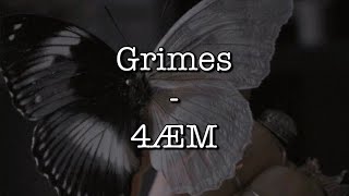 Grimes  4ÆM Lyrics lyricvideo lyrics lyricsvideo music grimes [upl. by Brander]