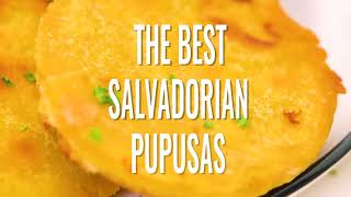 The Best Salvadorian Pupusas Recipe Filled with Cheese [upl. by Amiarom]