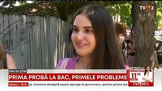 Prima probă la Bac primele probleme [upl. by Shanie]