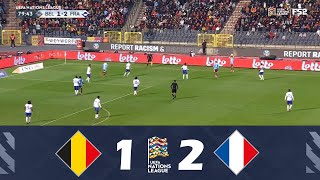 België versus Frankrijk 12  UEFA Nations League 202425  Wedstrijd Hoogtepunten [upl. by Annaeerb]