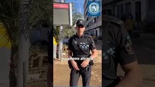 Policía Local de Fuenlabrada en la localidad valenciana de Alfafar afectada por la DANA [upl. by Colet]