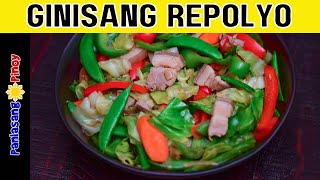 SUBUKAN MO ITO SA REPOLYO MAPAPANGITI KA SA SARAP  GINISANG REPOLYO RECIPE  EASY CABBAGE YUMMY [upl. by Ettenwad996]