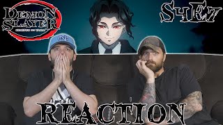 GYOMEI amp MUZAN  Demon Slayer Season 4 Episode 7 REACTION  4x7 [upl. by Yelrah]