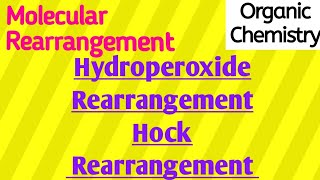 Hydroperoxide RearrangementHock Rearrangement [upl. by Lledal]