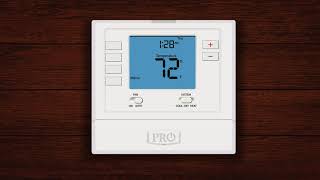 How To Program a PRO1 Thermostat T705 [upl. by Ogeid]