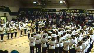 Sonora High Golden Regiment Band school song gym [upl. by Nosral]