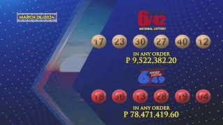 LIVE PCSO 900 PM Lotto Draw  March 26 2024 [upl. by Sad]