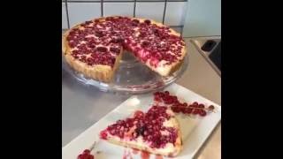 Frenküzümlü cizkek  Meyveli cheeschake Käsekuchen Johannisbeer tarte Part2 NurMutfagi canlı yayın [upl. by Abramo]