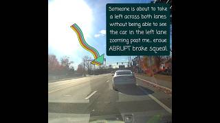 Risking a Left Turn Across 2 Lanes When You Cant See  Idiots Caught on Dashcam [upl. by Yrakcaz826]