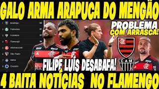 DOMINGÃO COMEÇOU COM 4 EXCELENTES NOTÍCIAS NO FLAMENGO GALO ARMA ARAPUCA PRO MENGÃO [upl. by Anahoj]