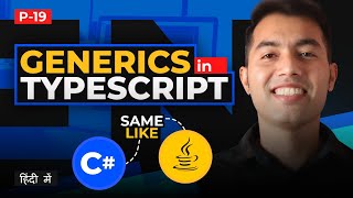 19 Generics in Typescript 🚀 Make everything Reusable like JAVA amp C  Most Important Topic in TS [upl. by Redmer949]