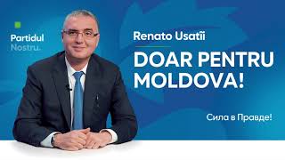 Renato Usatîi  DOAR PENTRU MOLDOVA 🇲🇩❤️✌️ [upl. by Winser]