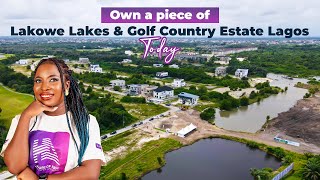 Land amp Houses available for sale in Lakowe Lakes and Golf Country Estate Lagos Nigeria [upl. by Ennahgem17]