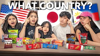 Can You Guess The Country Of These Tasty Snacks  Ranz And Niana [upl. by Jewell]