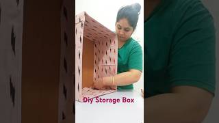 DIY Storage Box shorts diy storageboxes [upl. by Rikahs]