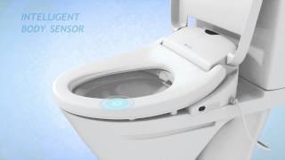 Swash 9001000 Advanced Bidet Toilet Seat Product Video [upl. by Lahcear]