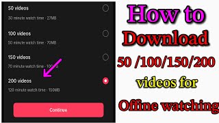 How To Download 200 Tiktok Videos to watch when you DO NOT HAVE INTERNET Tiktok New To feature [upl. by Imelida]