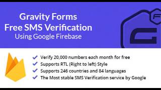 Gravity Forms  Free SMS OTP Verification By Firebase [upl. by Naejeillib]