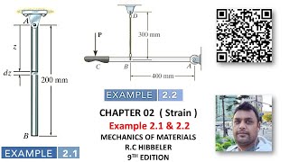 Two Example Problem of Chapter 2  Strain  Mechanics  Mechanics of materials RC Hib [upl. by Ahsemak338]