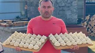 HOMEMADE TRADITIONAL CAUCASUS KHINKALI [upl. by Mcquillin]