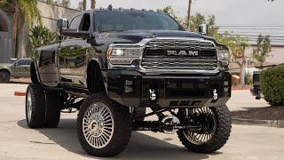 Dodge Ram 3500 Dually with Kelderman Air Ride Forgiato Wheels and more [upl. by Theobald109]