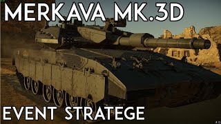 War Thunder  Gameplay Merkava Mk3D event Stratège [upl. by Bronwyn]